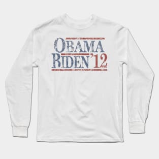 Distressed Obama Biden 12 Long Sleeve T-Shirt